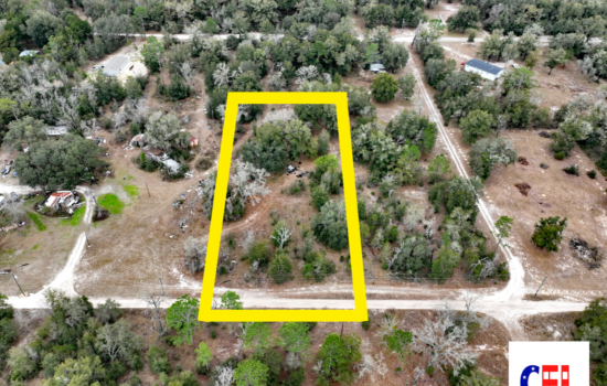 PENDING!! 1.25 AC mobile home lot in north Bronson. Easy access w/ driveway, electric on lot line. High and dry! Make it your home or getaway today!