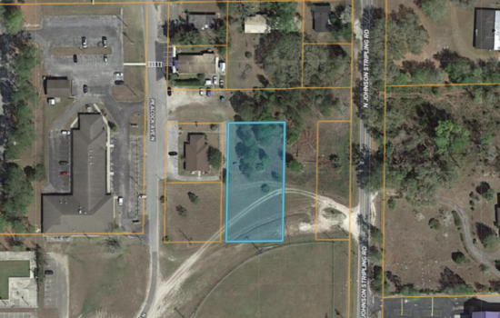 0.58 Acre COMMERCIAL Lot in Perry, FL! Next to high school. Adjacent 0.35 AC commercial lot available