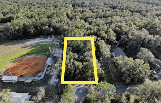 SOLD!! 0.54 Acre Mobile home lot on cul-da-sac. Power, paved rd. Enjoy a baseball game from your yard! Next to Bronson Elementary, Middle/High Schools.