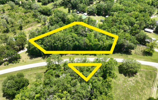 1.84 Acre Lot near Inglis, FL – Off of Paved Road and Access from Behind Property