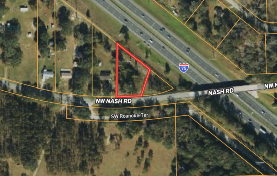 0.75 Acre Lot on Interstate 75 near Lake City, FL. residential lot w/ potential billboard opportunity.